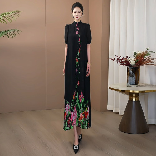清仓高级感连衣裙女装夏2026新款优雅高端气质显瘦长裙连身裙402