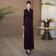 春季 春秋连身裙180 气质显瘦裙子长款 连衣裙女新款 轻奢高级感长袖