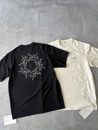 正品Arcteryx始祖鸟System A solarium三标彩色浮雕万花筒短袖T恤