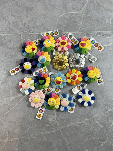 村上隆太阳花小花挂件胸针