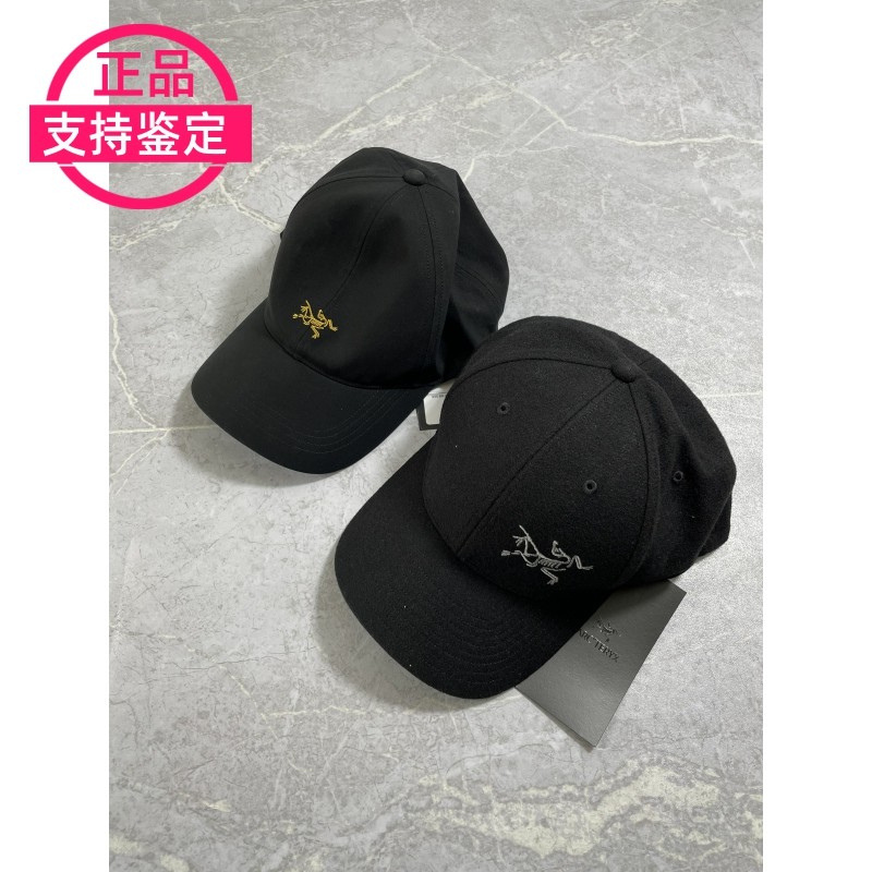 现货正品Arcteryx始祖鸟Logo刺绣棒球帽鸭舌帽子男女24555 140613