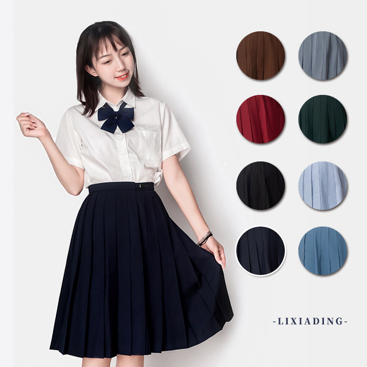 【栗下町】·8色纯色裙·60cm·优等生长裙 原创jk制服半裙基础款