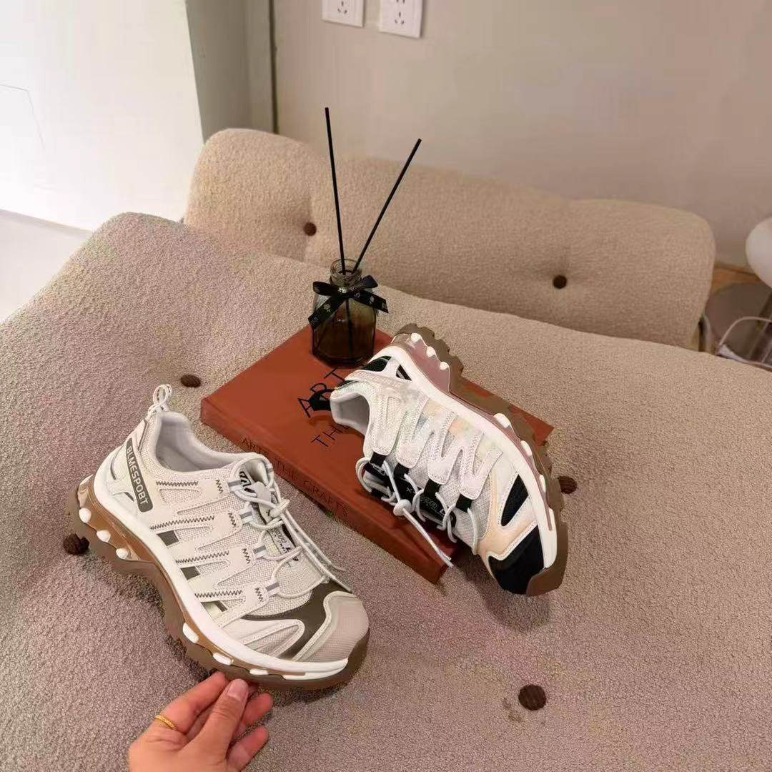 米新款2026春松糕厚底增高老爹鞋透气网面运动休闲鞋舒适徒步鞋女,女鞋,网面鞋,淘宝优惠券,粉丝福利购,淘宝优惠卷