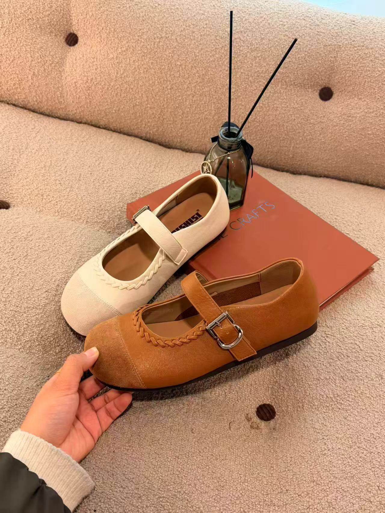 米新款2026春复古玛丽珍一字扣软底单鞋勃肯鞋圆头豆豆鞋休闲女鞋,女鞋,浅口单鞋,淘宝优惠券,粉丝福利购,淘宝优惠卷