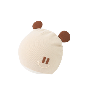 婴儿帽子春夏季新生儿护囟门帽0-3月宝宝无骨胎帽男宝女宝套头帽