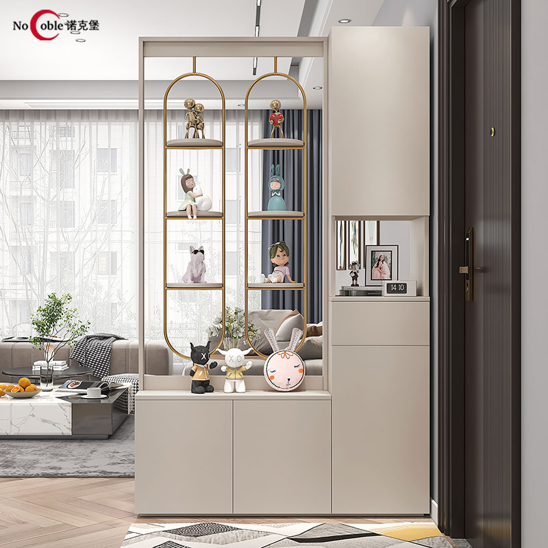 轻奢入户玄关柜一体鞋柜