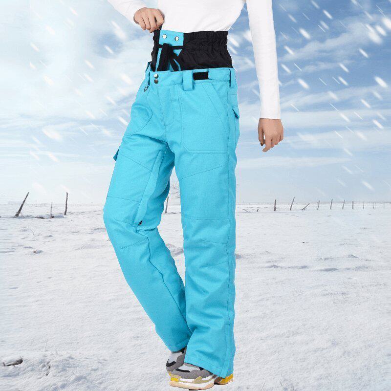 滑雪裤男女款单板双板瘦版裤子韩版加厚加棉防风水透气保暖雪裤