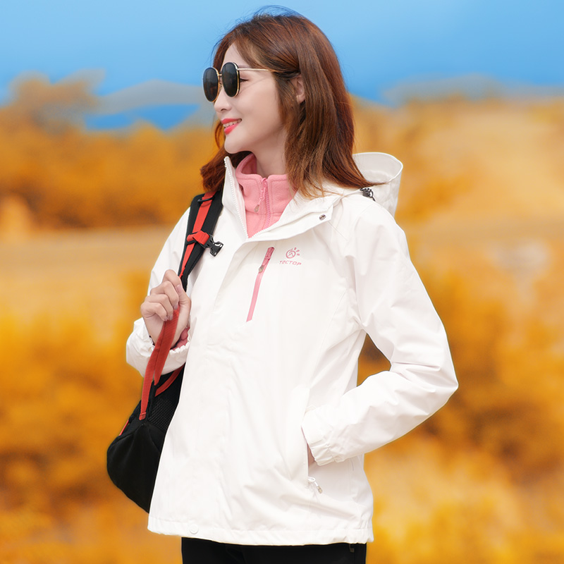 三合一可拆卸两件套登山冲锋衣