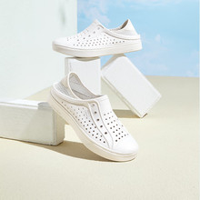 Skechers斯凯奇女鞋夏季新款可踩跟洞洞鞋塑模轻质休闲凉鞋111260