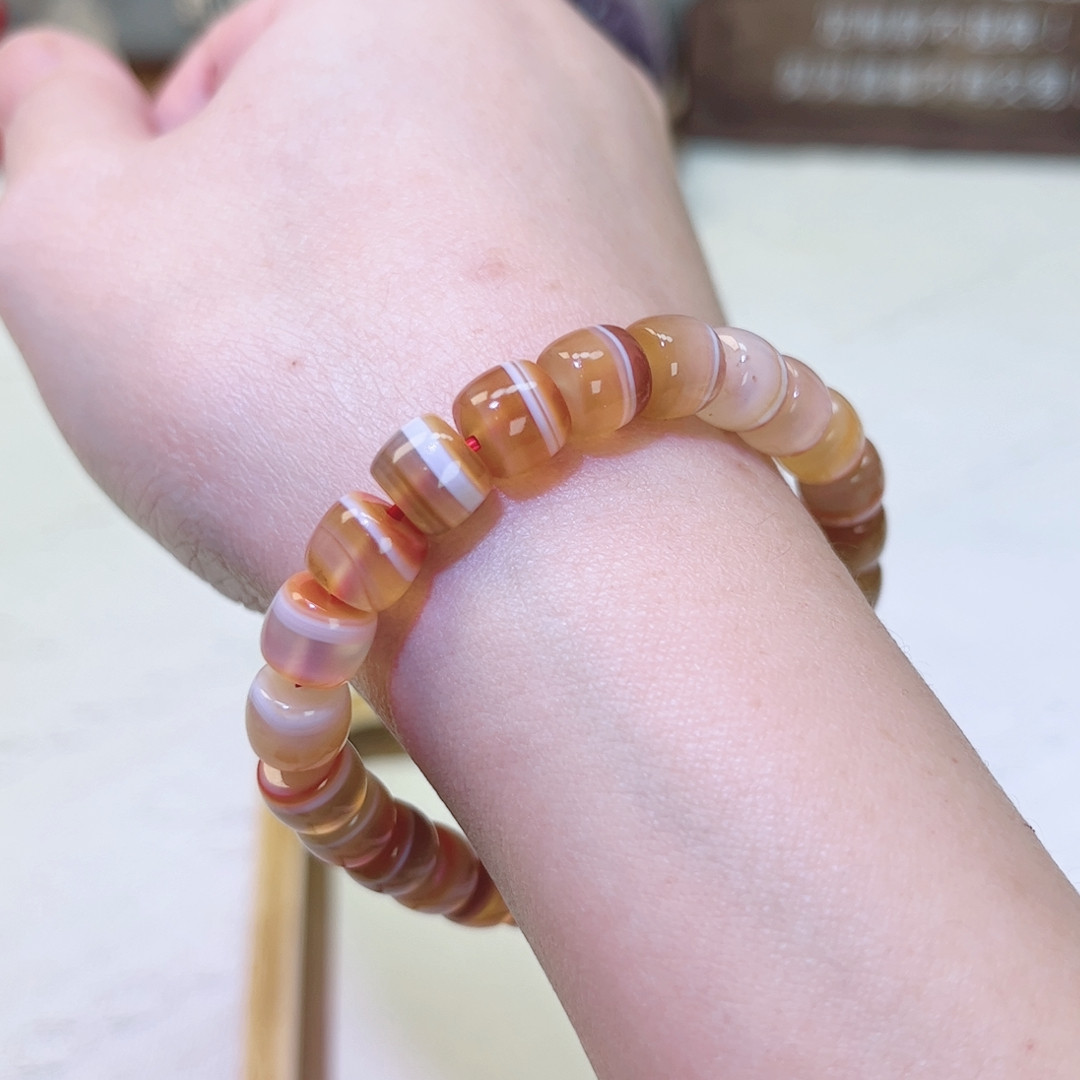 三文鱼玛瑙手串,饰品/流行首饰/时尚饰品新,手镯,淘宝优惠券,粉丝福利购,淘宝优惠卷