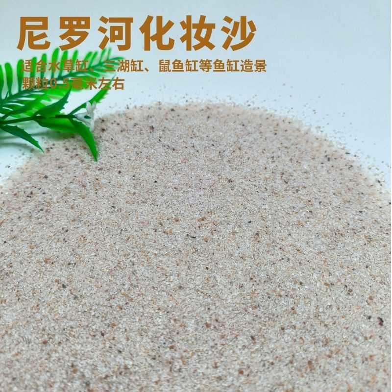 尼罗河沙化妆沙草缸南美缸鼠鱼底砂鱼缸造景底砂河沙黄色细沙水草