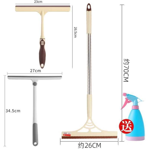 家用擦玻璃神器玻璃刮水器清洁刮板桌面汽车窗户加长杆过年大扫除