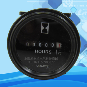 柴油发电机组记圆形计时器记数器时间表12V24V挖掘机装载机工程车