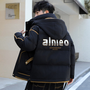 冬天加厚棉衣男款外套男生秋冬季初中学生棉袄青少年冬装男生棉服