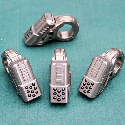 221克阿祖edc 不锈钢版多功能复合解压玩具缝合怪推牌棘轮上膛EDC