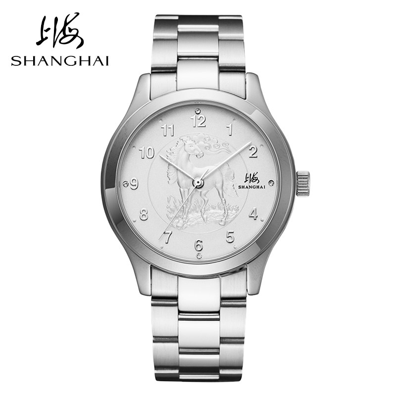 上海牌手表机械表 文化系列纪念表生肖表马表2020清仓正品手表586