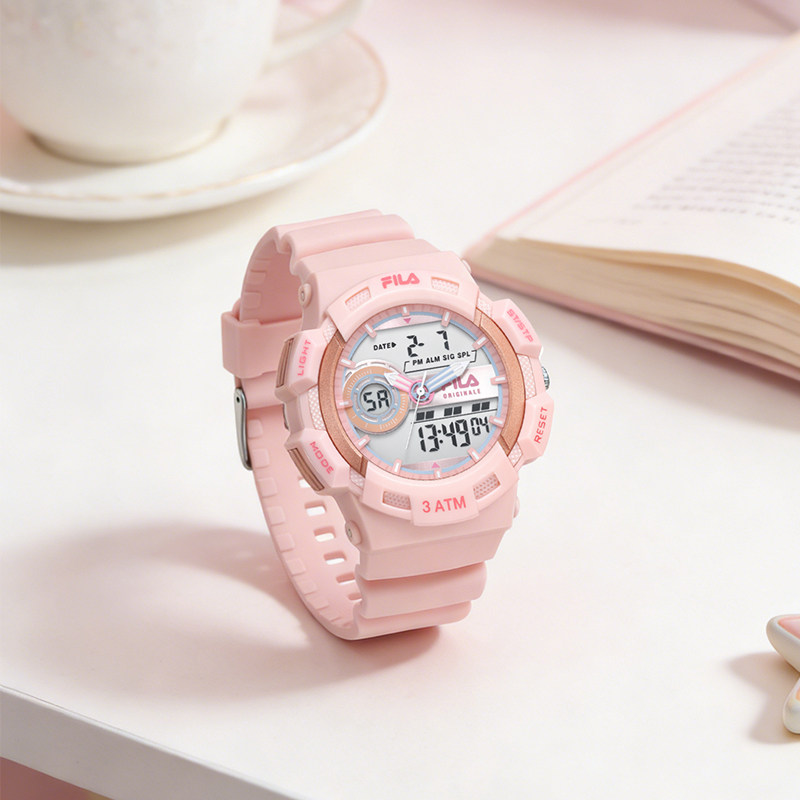FILA斐乐电子手表学生只看时间初高中手表女生高颜值2026新款6906