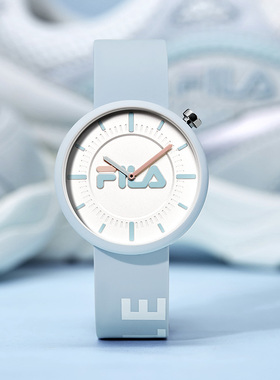 FILA斐乐男女士硅胶带手表运动休闲防水初高中大学生考试腕表6281