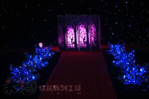 春节PVC立体发光创意圣诞节婚庆雪弗板陈列美陈dp点展示场景道具