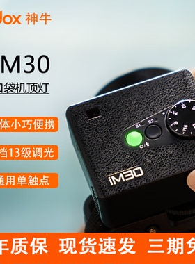 Godox神牛IM30 iFlash迷你闪光灯小巧拍照摄影入门器材微单反相机热靴通用小型外置口袋mini