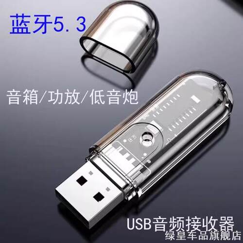 适用音乐家低音炮5.4usb降噪改装二合一电视车载蓝牙接收器USB
