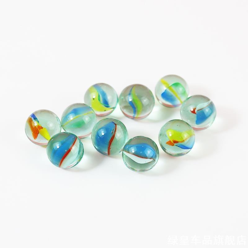 玻璃球小孩子夹弹珠儿童16mm弹珠彩色玻璃弹珠球园艺鱼缸装饰