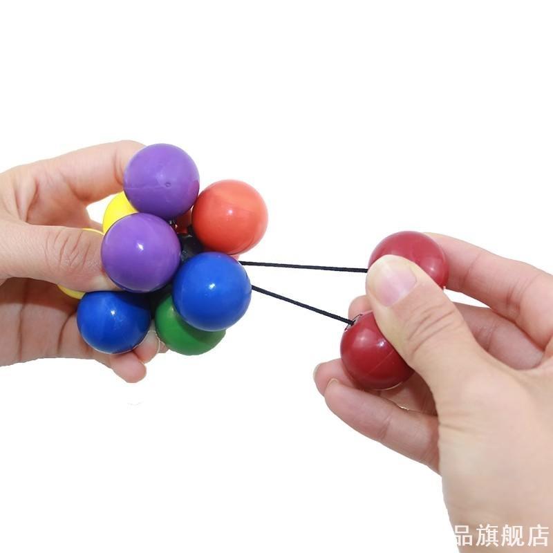 抖音同款魔力球百变串珠解压球减压魔力球原子球新奇特玩具锻炼手