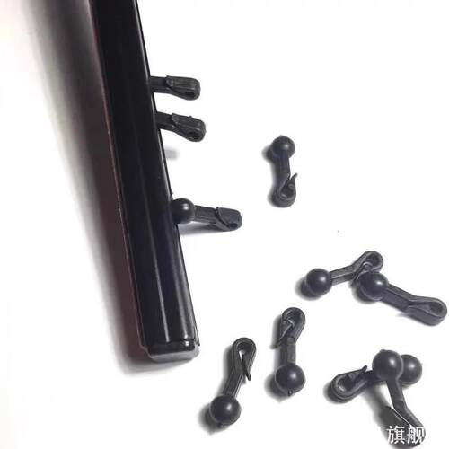 字轨窗帘轨道堵头挂钩闷头滑轮方便窗帘配件卡扣简约配套塞蒙