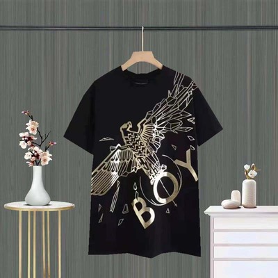 boy半袖潮青少年烫金短袖实惠