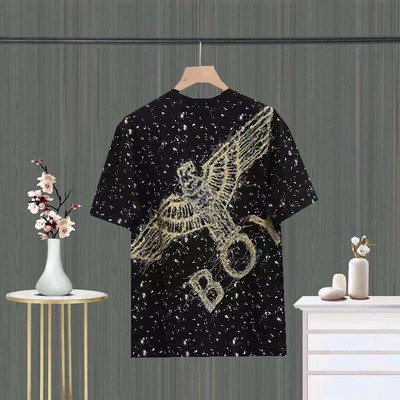 boy短袖休闲青少年烫金潮实惠