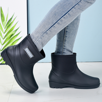 短筒四季优雅防水防滑雨鞋