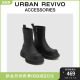 新款 URBAN 厚底增高靴子UAWS40009 女士潮流个性 REVIVO2024春季