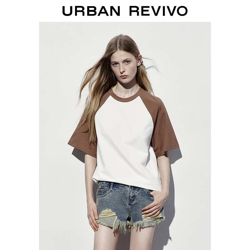 UR2023秋季新款女装时髦高街辣妹潮流百搭破洞牛仔短裤UWL832226