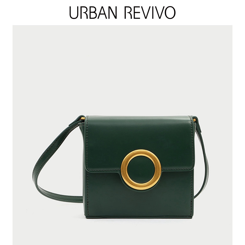URBAN REVIVO2018Ïļ¾ÐÂÆ·Å®Ê¿ÅäÊη¸ÇÃÔÄãб¿æ°üAE12SB4N2002