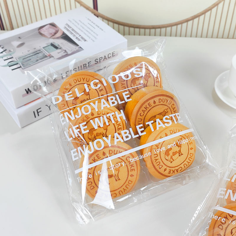 六粒餐包面包包装袋加厚内托