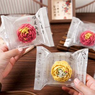 华信天诚中式花酥包装袋牡丹酥桃花酥文创糕点洛阳特产独立机封袋