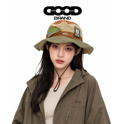 【正品直售】GOOD BRAND复古露营渔夫帽子女春夏季户外徒步登山帽