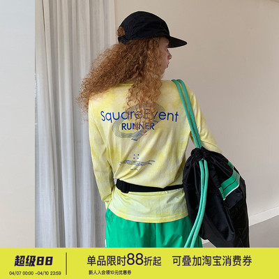 户外扎染美丽奴速干长袖T恤女