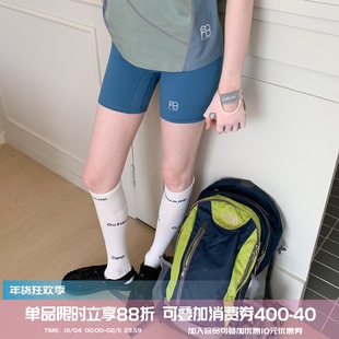 square houlest薄款外穿凉感收腹提臀骑行裤三分瑜伽塑形鲨鱼裤女