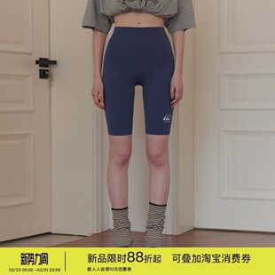 高腰提臀速干瑜伽健身紧身短裤 女夏季 houlest运动五分裤 square