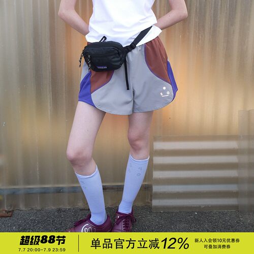 夏季户外轻薄透气速干四分短裤女