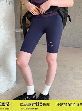 square houlest户外跑步运动健身骑行五分高腰提臀显瘦瑜伽裤女