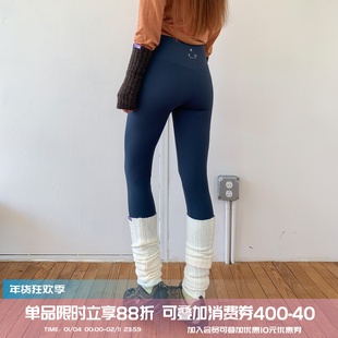 square houlest户外高腰裸感收腹提臀普拉提紧身运动长裤瑜伽裤女