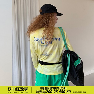 户外扎染美丽奴速干长袖T恤女