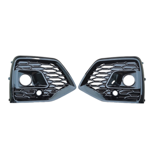 适用于奥迪Q5L改装雾灯罩蜂窝下格栅饰框雾灯网雾灯雾灯框21-24款