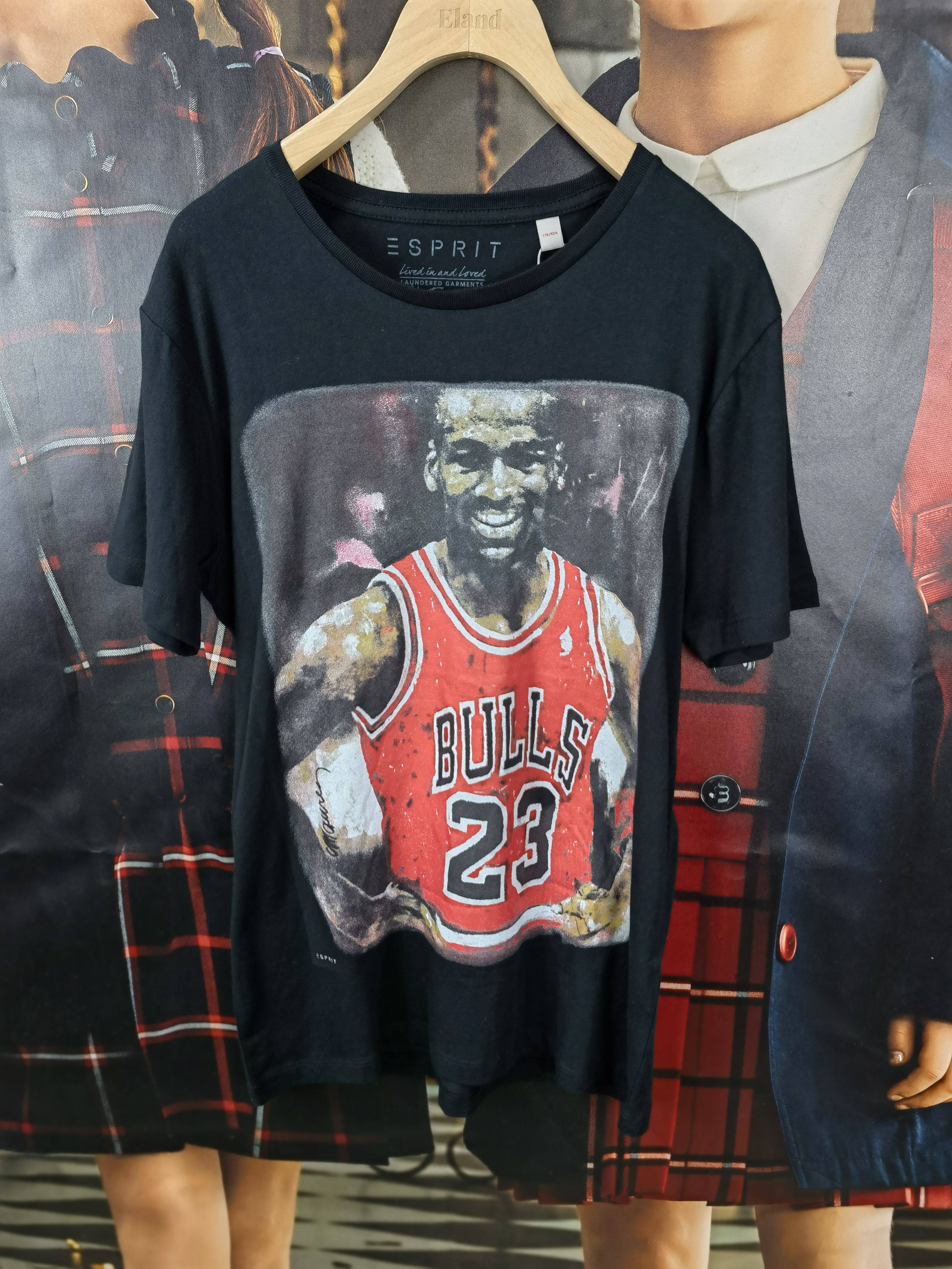 Esprit/埃斯普利特 男士夏款 纯棉明星logo经典圆领套头 短袖 T恤