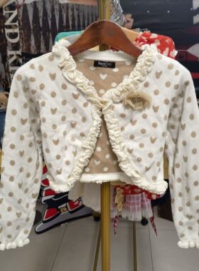 Paw in Paw宝英宝 童装女童春秋款 外搭开衫针织衫 pcck51152m