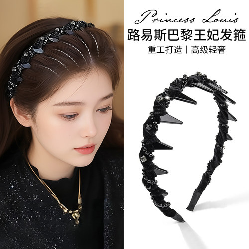 气质水钻路易斯高颅顶发箍！！