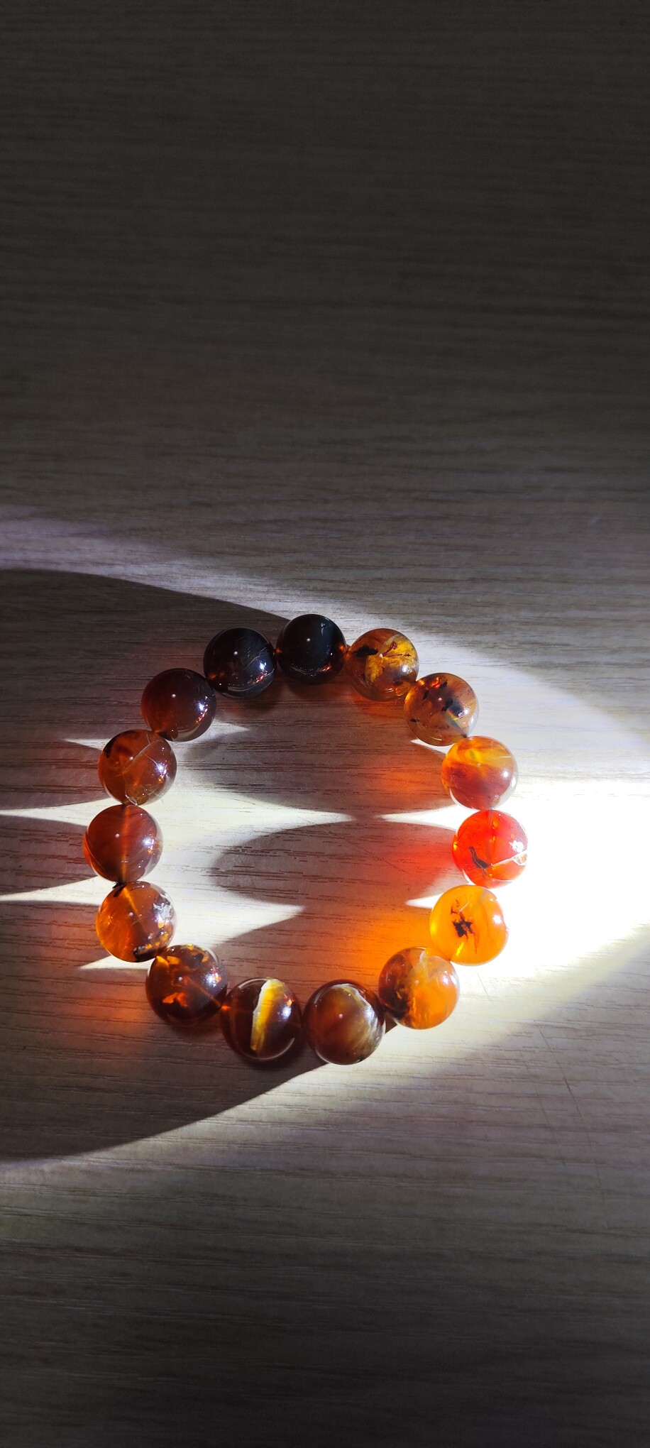 天然缅甸琥珀棕红珀紫罗兰手串紫葡萄7mm13mm16mm