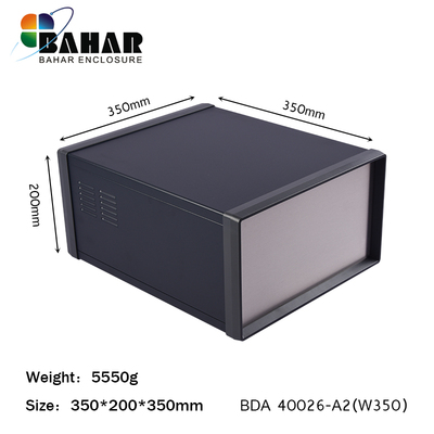机箱厂家DIY钣金金属机箱铁外壳设备仪表壳体BDA40026(W350)
